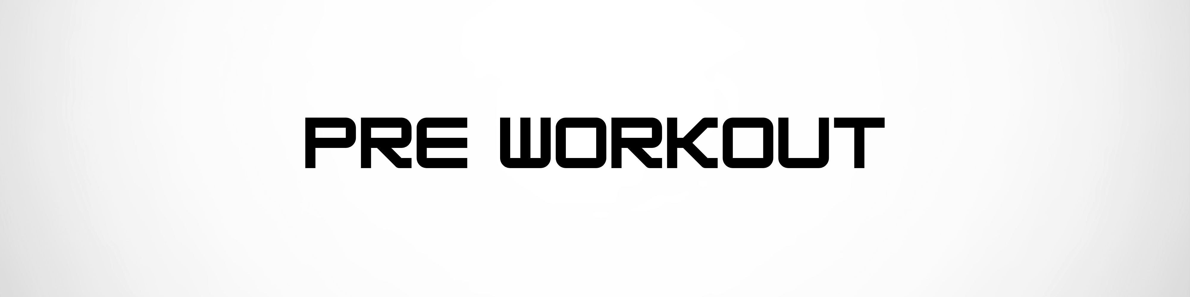 PRE-WORKOUT