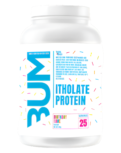 CBUM Itholate Protein whey isolate powder 25 serves birthday cake flavour