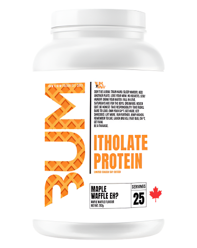 CBUM Itholate Protein whey isolate powder 25 serves maple waffle eh flavour
