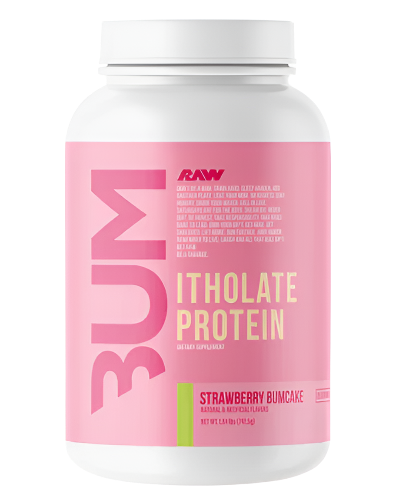 CBUM Itholate Protein whey isolate powder 25 serves Strawberry bumcake flavour