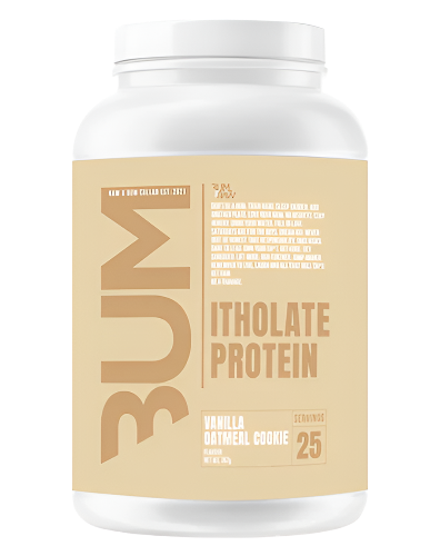 CBUM Itholate Protein whey isolate powder 25 serves vanilla oatmeal cookie flavour