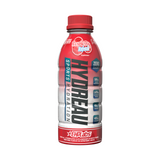 EHP Labs Hydreau RTD Raspberry Refresh 500mL bottle with red label offering clean hydration with vitamin C and coconut water powder