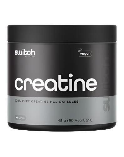 Creatine HCL performance and recovery supplement 90 vegan capsules by Switch Nutrition