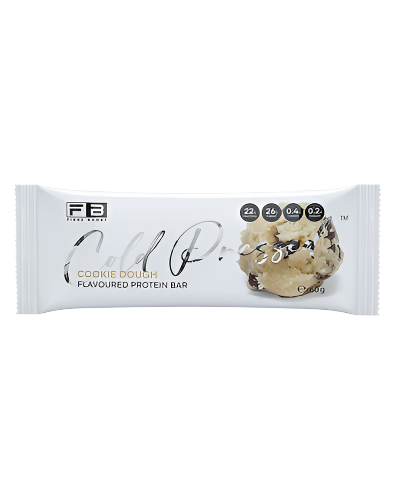 Fibre Boost Cold Pressed Protein Bar cookie dough flavour high protein low sugar snack 60g