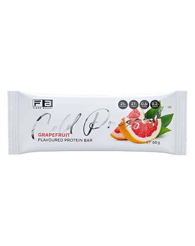 Fibre Boost Cold Pressed Protein Bar grapefruit flavour high protein low sugar snack 60g
