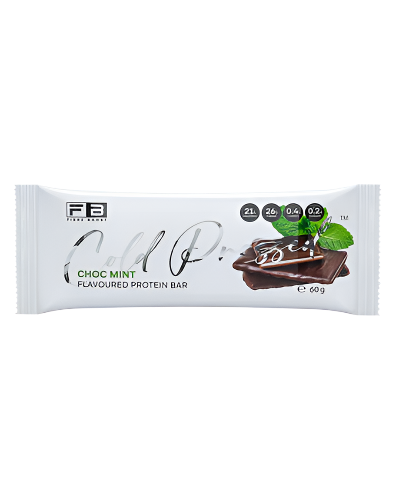 Fibre Boost Cold Pressed Protein Bar choc mint flavour high protein low sugar snack 60g