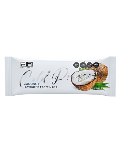 Fibre Boost Cold Pressed Protein Bar coconut flavour high protein low sugar snack 60g