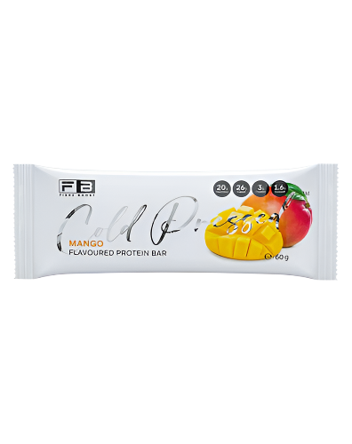 Fibre Boost Cold Pressed Protein Bar mango flavour high protein low sugar snack 60g