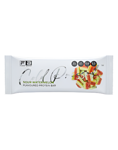 Fibre Boost Cold Pressed Protein Bar sour watermelon flavour high protein low sugar snack 60g