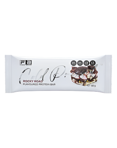 Fibre Boost Cold Pressed Protein Bar rocky road flavour high protein low sugar snack 60g